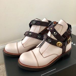 Coach Moto Cut Out Bootie